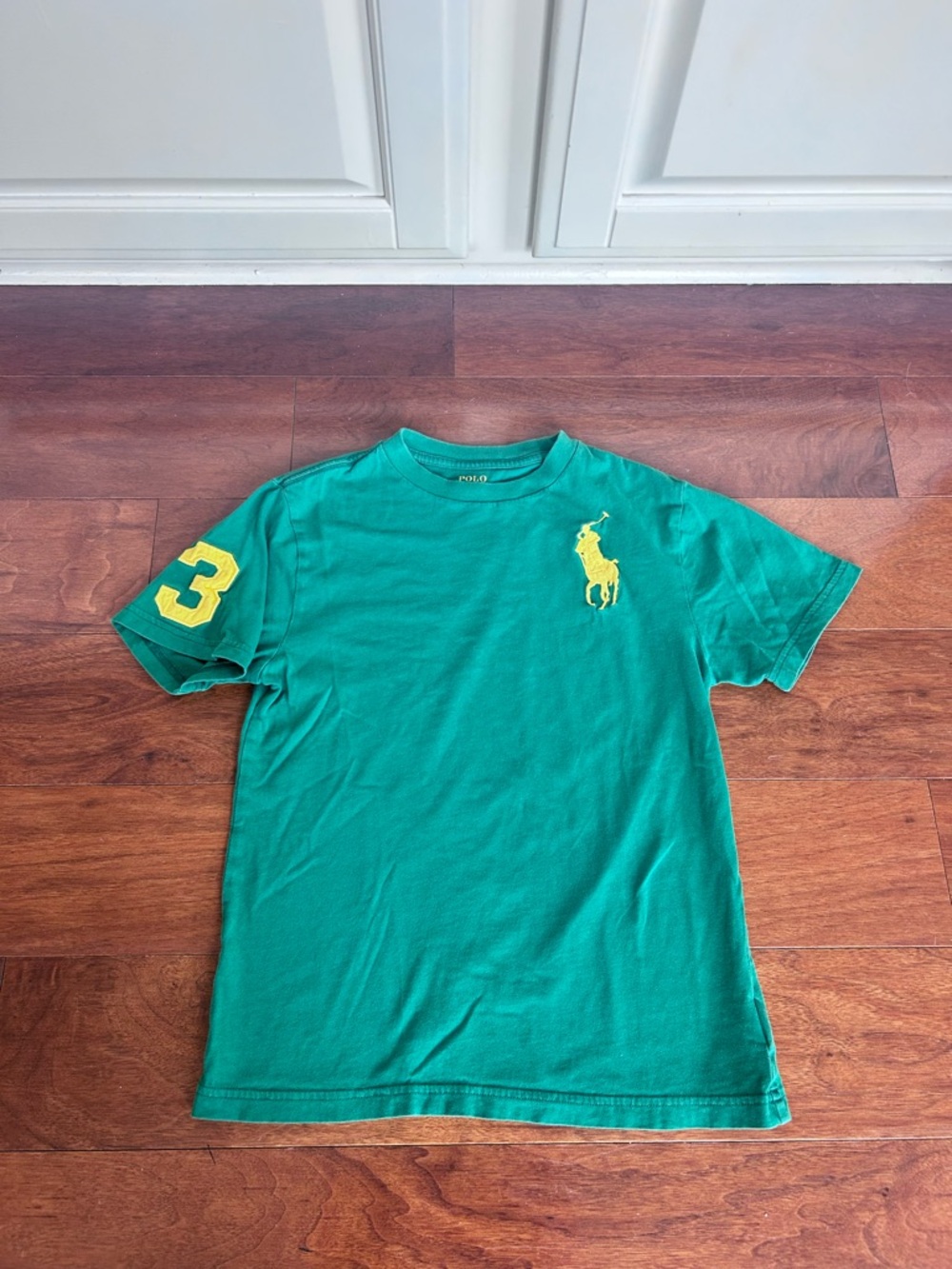 Ralph Lauren Polo boys size medium 10/12 big pony logo tee shirt